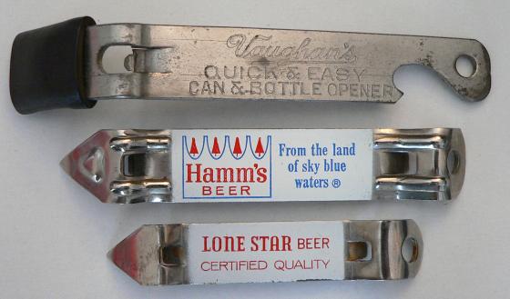 Lot 3 Falstaff Beer Bottle Can Opener Church Key Bar Tool Man Crafts Vintage VTG 